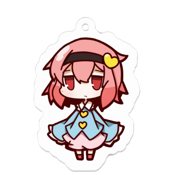 アクリルキーホルダー - 50 x 50 (mm)