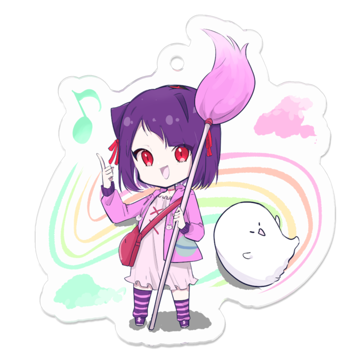 アクリルキーホルダー - 50 x 50 (mm)