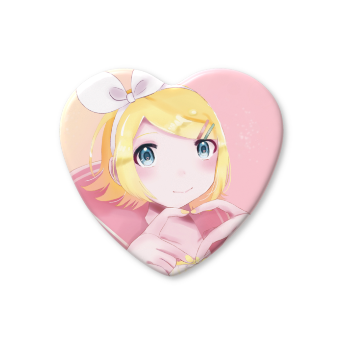 リリカルスター ハート缶バッジ