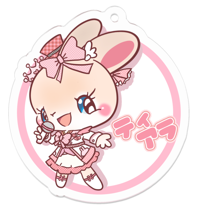 アクリルキーホルダー - 50 x 50 (mm)