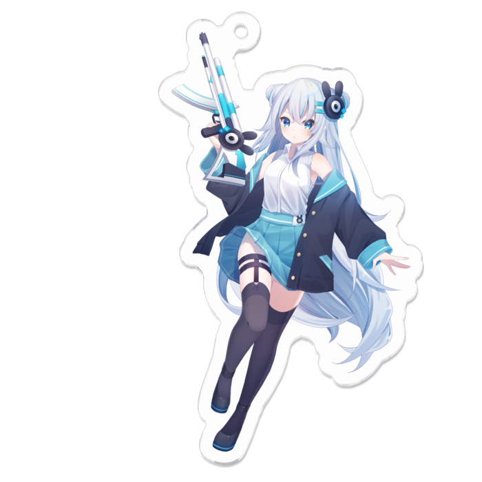未兎クロノアクリルキーホルダー- 70x70 (mm)