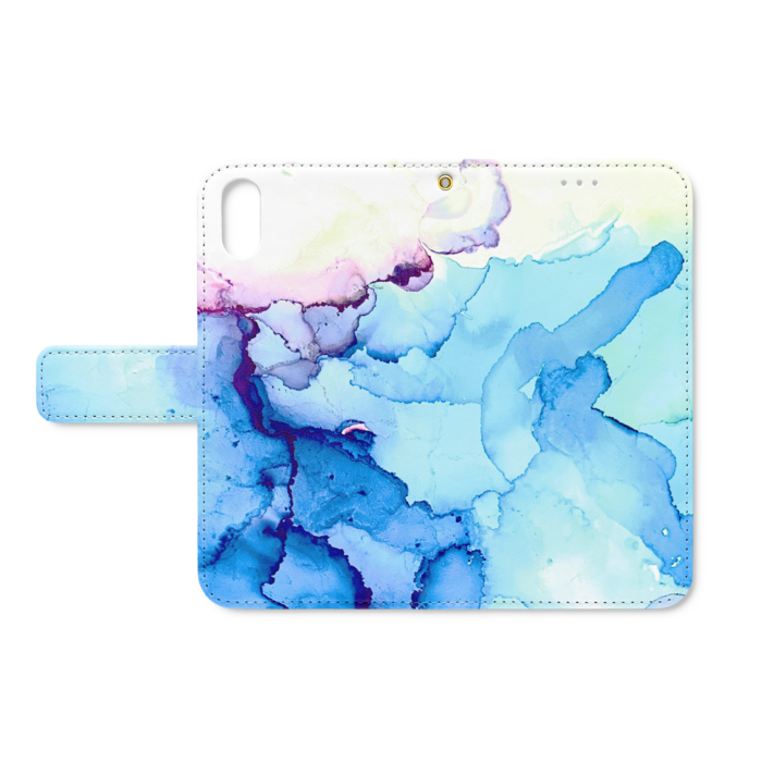 手帳型iPhoneケース - iPhone XS / X - ストラップ穴 あり