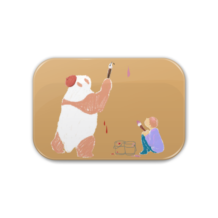 缶バッジ - 角丸 76x51mm