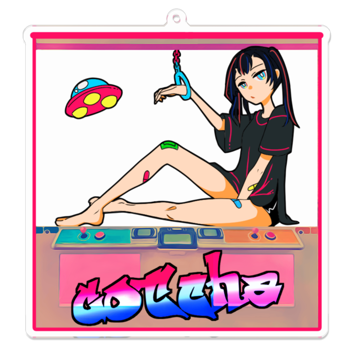 アクリルキーホルダー - 100 x 100 (mm)