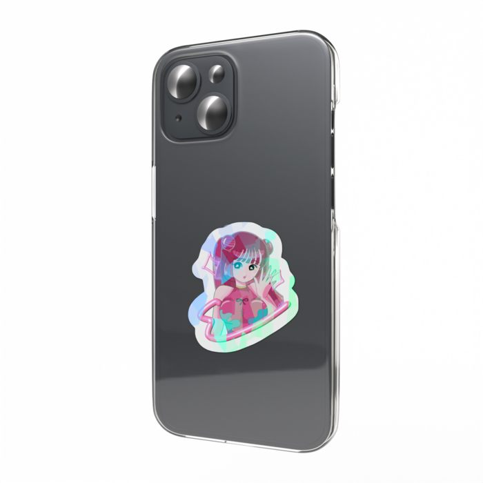 ホログラムスマホステッカー - 縦