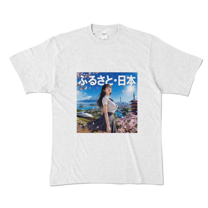 カラーTシャツ - XL - アッシュ （淡色）