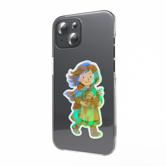 ホログラムスマホステッカー - 縦