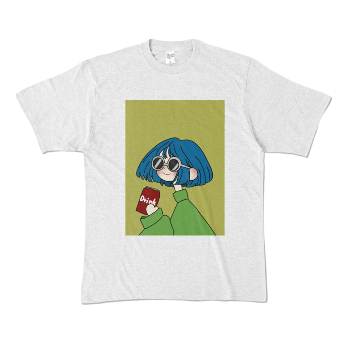 カラーTシャツ - XL - アッシュ （淡色）