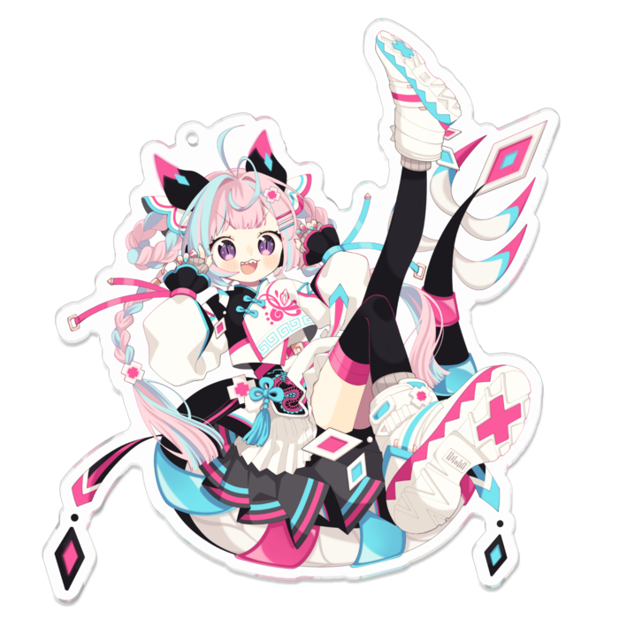 アクリルキーホルダー - 100 x 100 (mm)