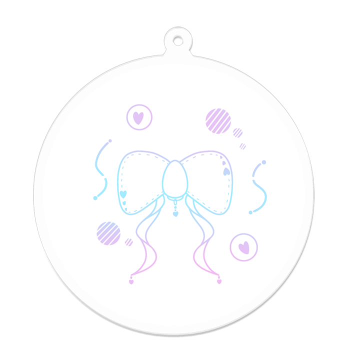 アクリルキーホルダー - 70 x 70 (mm)