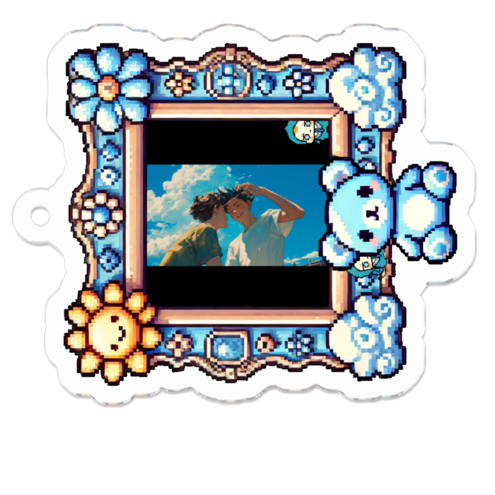 アクリルキーホルダー - 50 x 50 (mm)