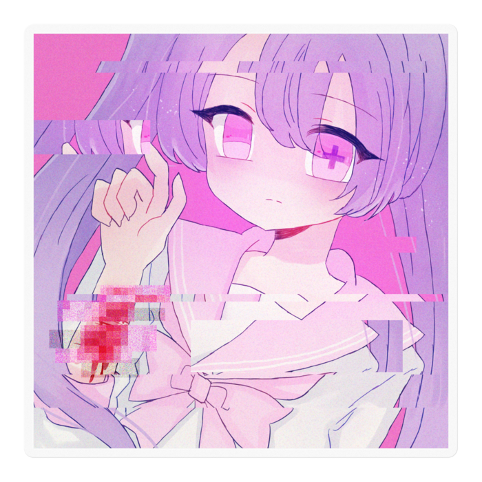 ステッカー - 100 x 100 (mm)クリア