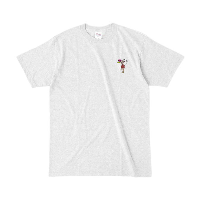 カラーTシャツ(淡色) - L - アッシュ