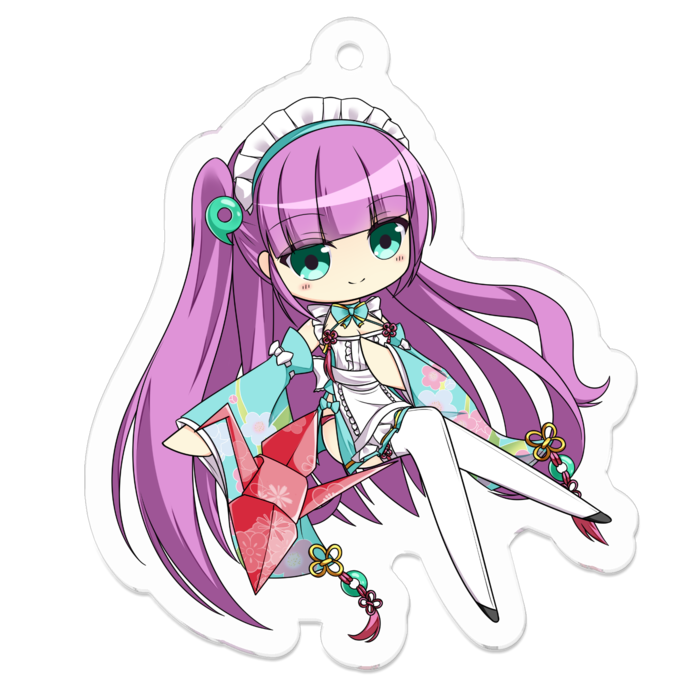 アクリルキーホルダー（コーティング） - 50 x 50 (mm)