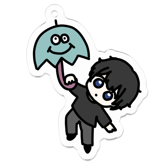 アクリルキーホルダー - 50 x 50 (mm)