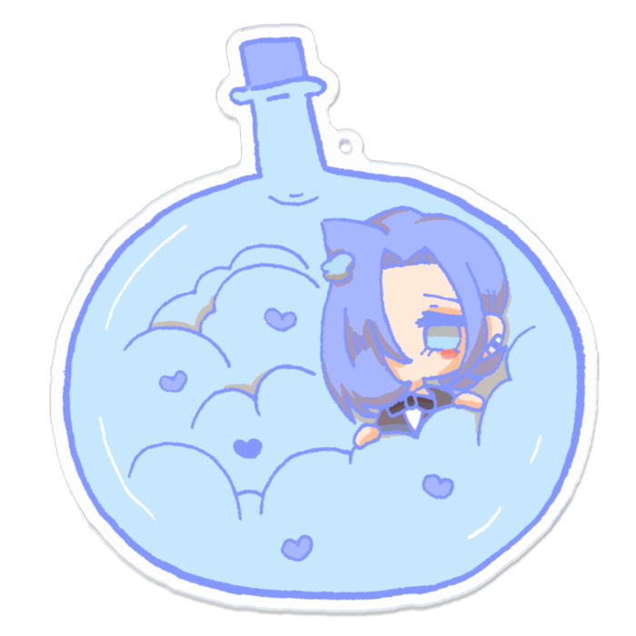 アクリルキーホルダー - 100 x 100 (mm)