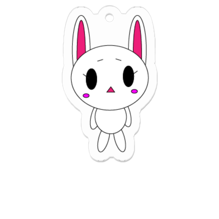 アクリルキーホルダー - 50 x 50 (mm)