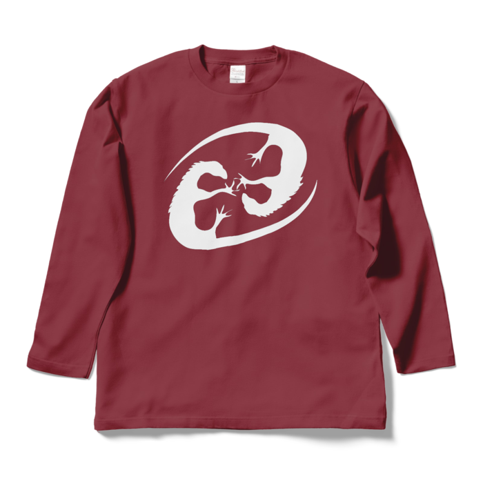 ロングスリーブTシャツ - L - バーガンディ