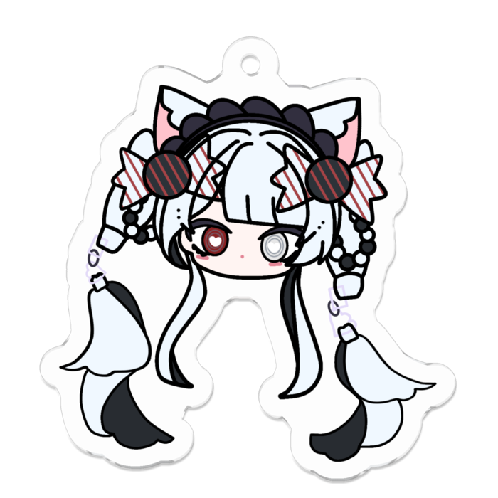 アクリルキーホルダー - 50 x 50 (mm)