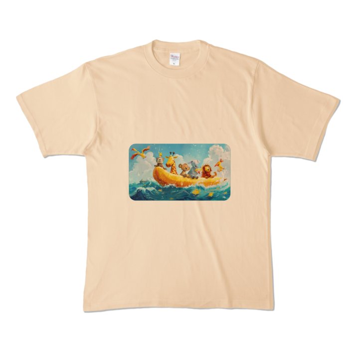 カラーTシャツ - XL - ナチュラル (淡色)(1)