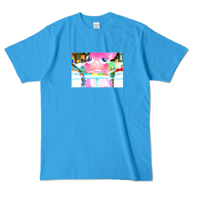 カラーTシャツ - L - ターコイズ (濃色)
