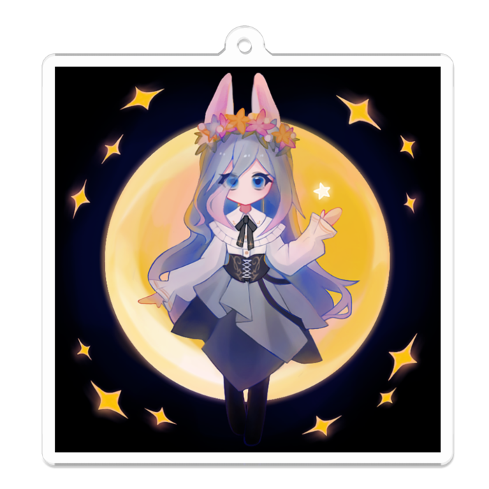 アクリルキーホルダー - 70 x 70 (mm)