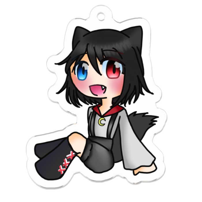 アクリルキーホルダー ver.シオン - 50 x 50 (mm)