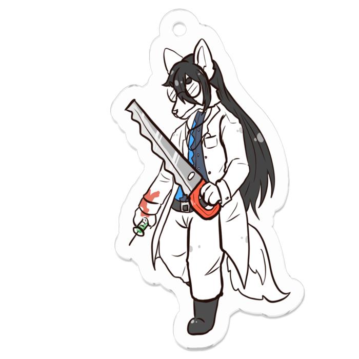 アクリルキーホルダー - 50 x 50 (mm)