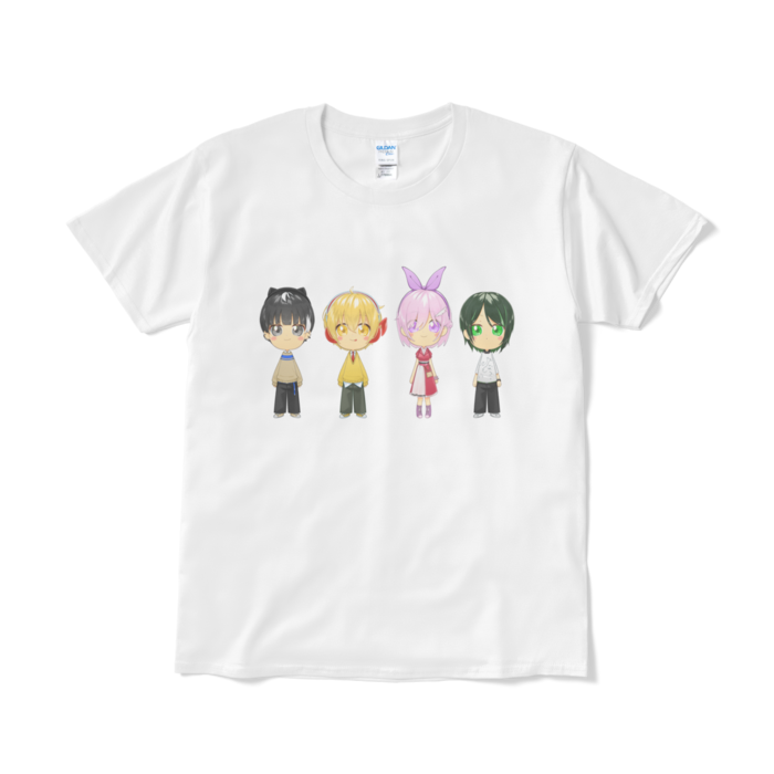 えんちゃんとミニキャラTシャツ - L