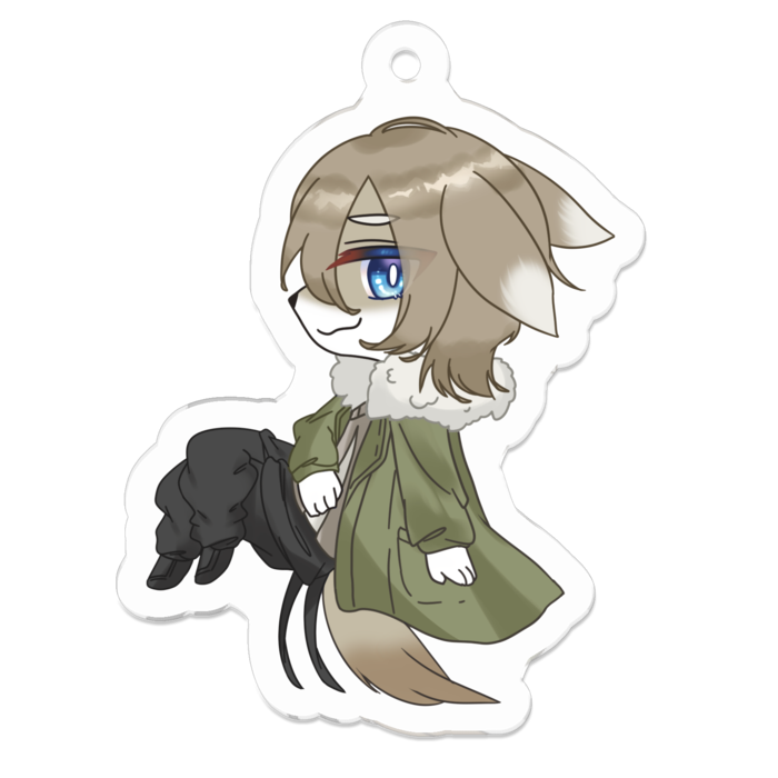 アクリルキーホルダー - 50 x 50 (mm)