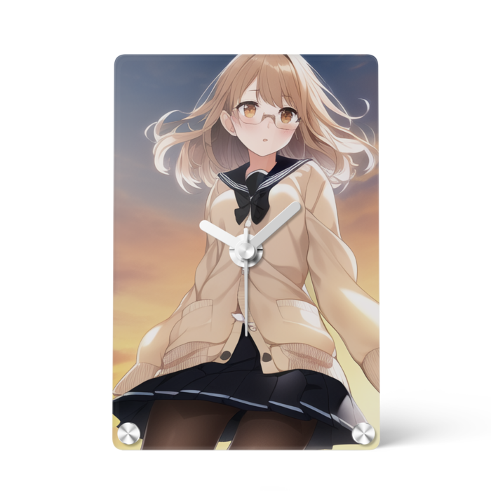 アクリル時計 - 100x148mm