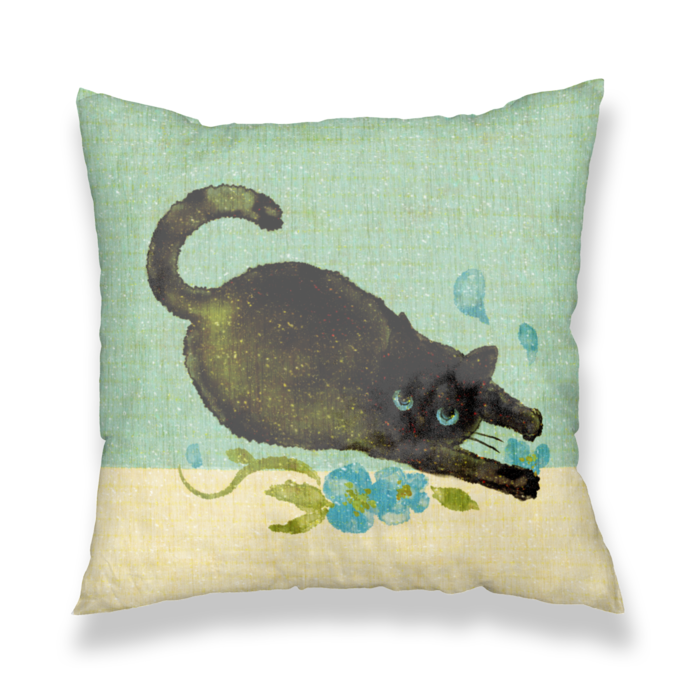 クッションカバー水 - 450x450(mm)