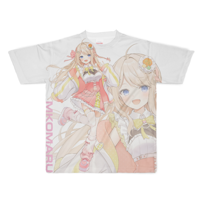 フルグラフィックTシャツ - XL - 正面印刷のみ