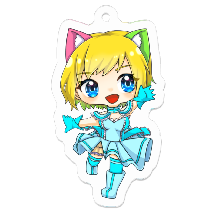 アクリルキーホルダー - 50 x 50 (mm)