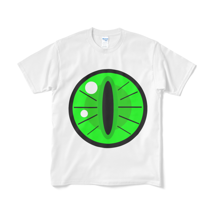 めだまビーストTシャツ(グリーン)（短納期） - M - ホワイト