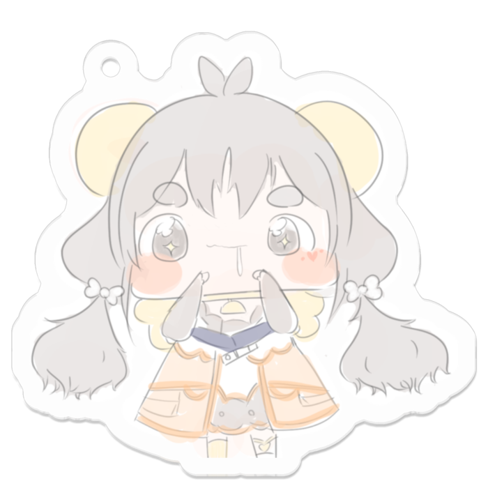 アクリルキーホルダー - 50 x 50 (mm)