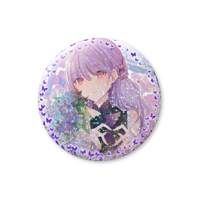 ホログラム缶バッジ - 76mm