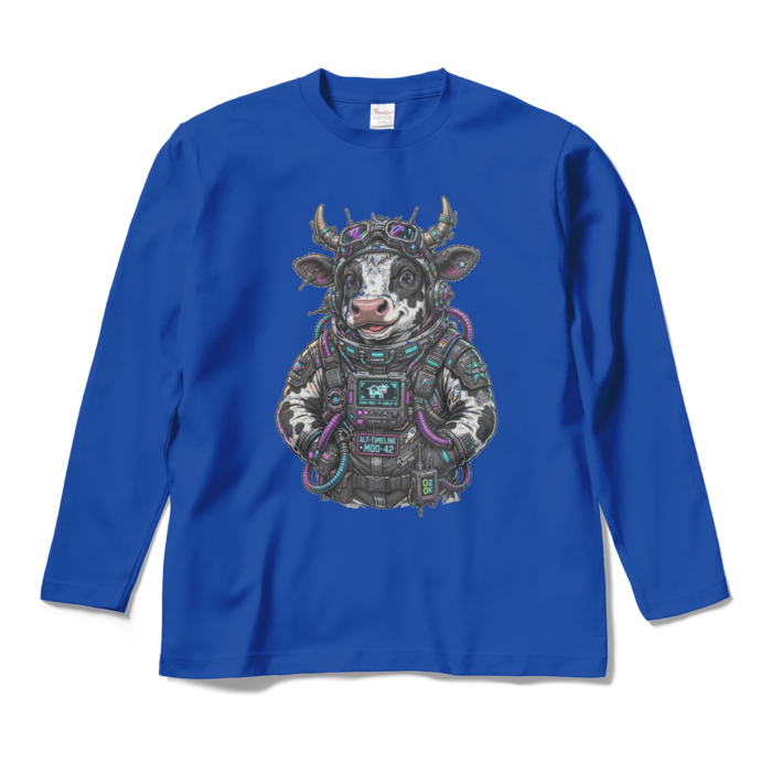 ロングスリーブTシャツ - M - ロイヤルブルー