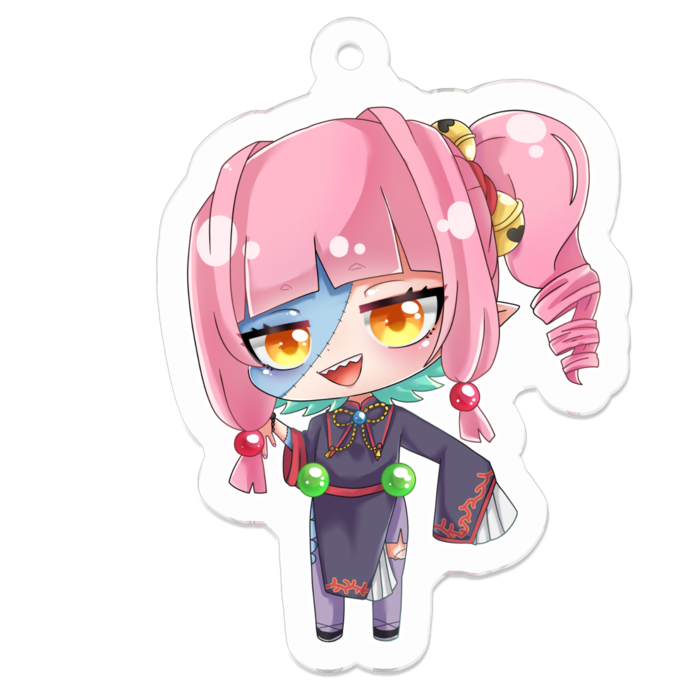 アクリルキーホルダー（コーティング） - 50 x 50 (mm)