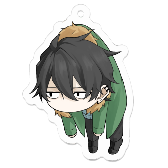 天野匠　アクリルキーホルダー - 50 x 50 (mm)