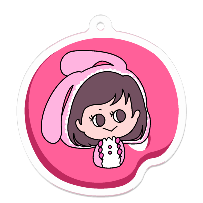 アクリルキーホルダー(コーティング) - 50 x 50 (mm)