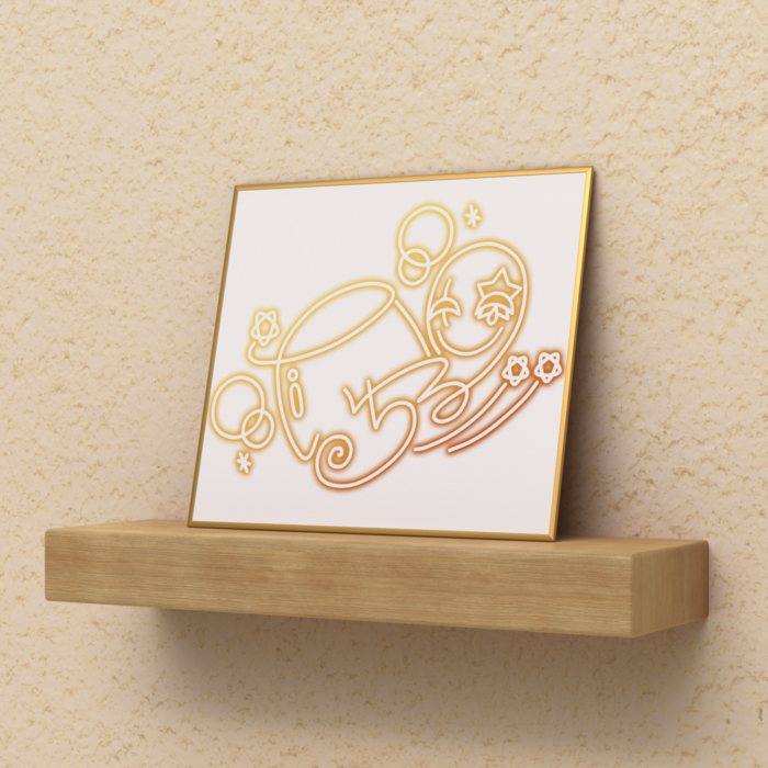 色紙 - ミニ（H120 × W135mm）