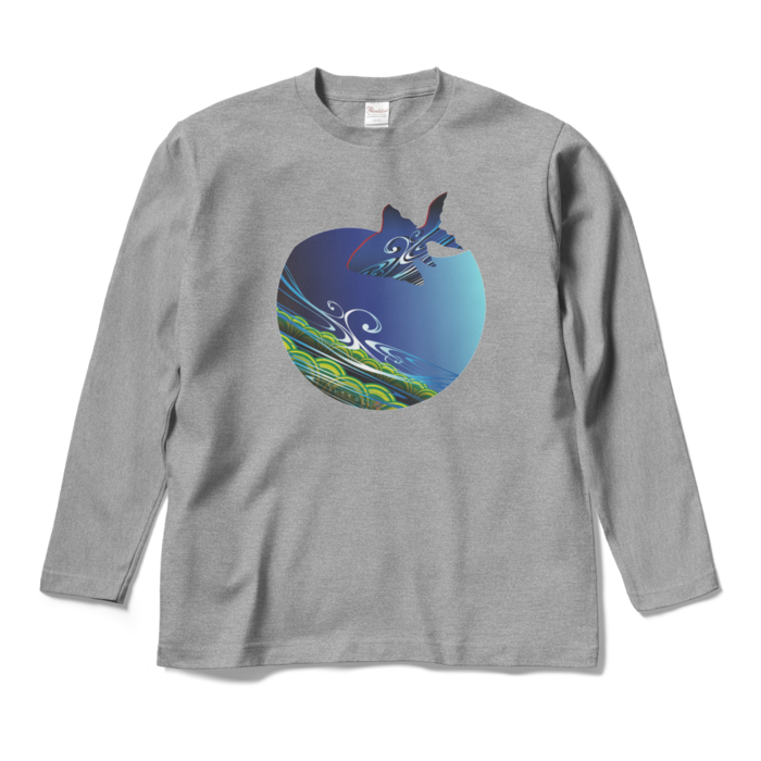 ロングスリーブTシャツ - M - 杢グレー