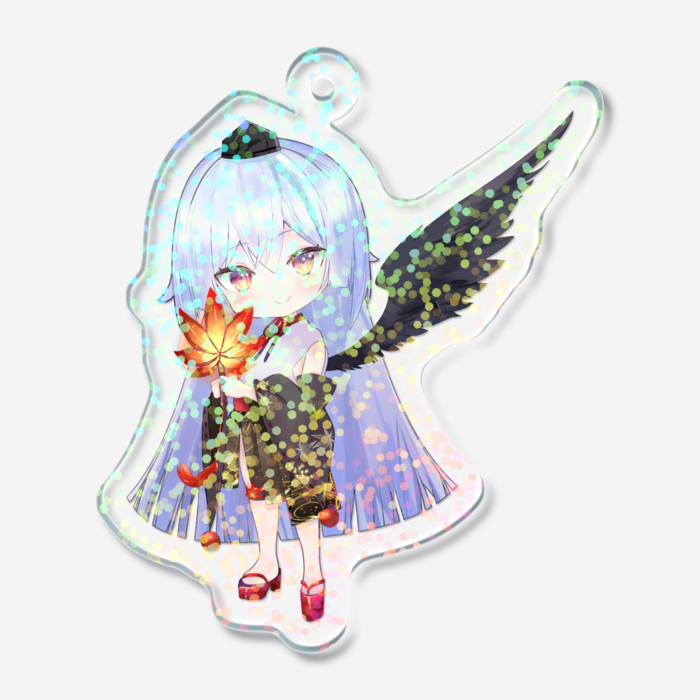 ホログラムアクリルキーホルダー - 50 × 50mm