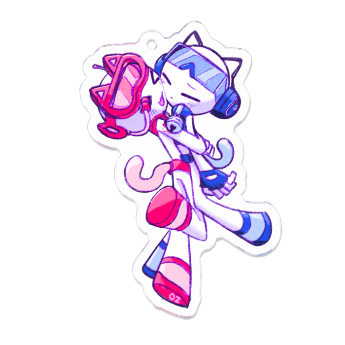 アクリルキーホルダー（コーティング） - 70 x 70 (mm)