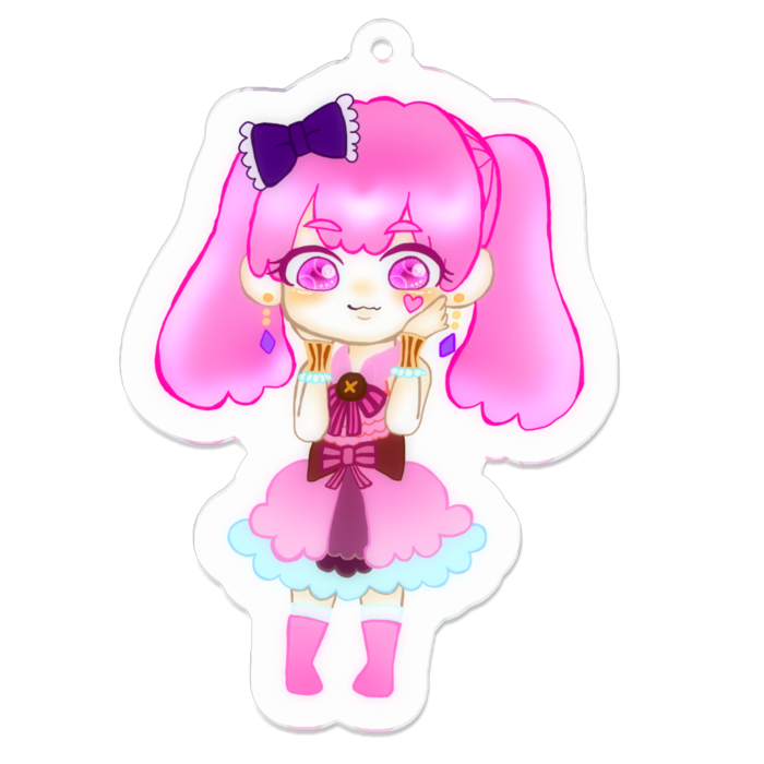 アクリルキーホルダー - 70 x 70 (mm)