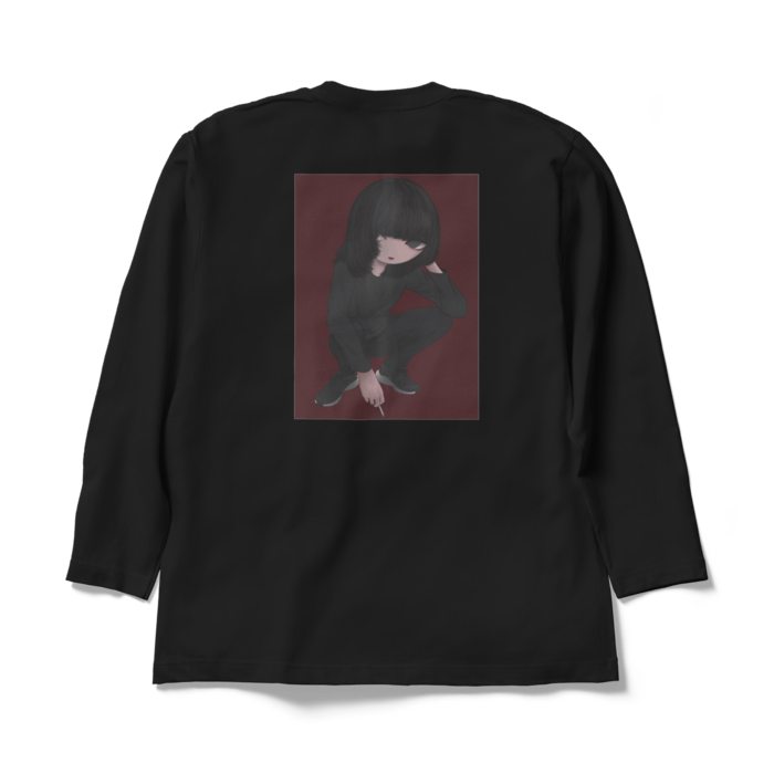 ロングスリーブTシャツ - XL - ブラック