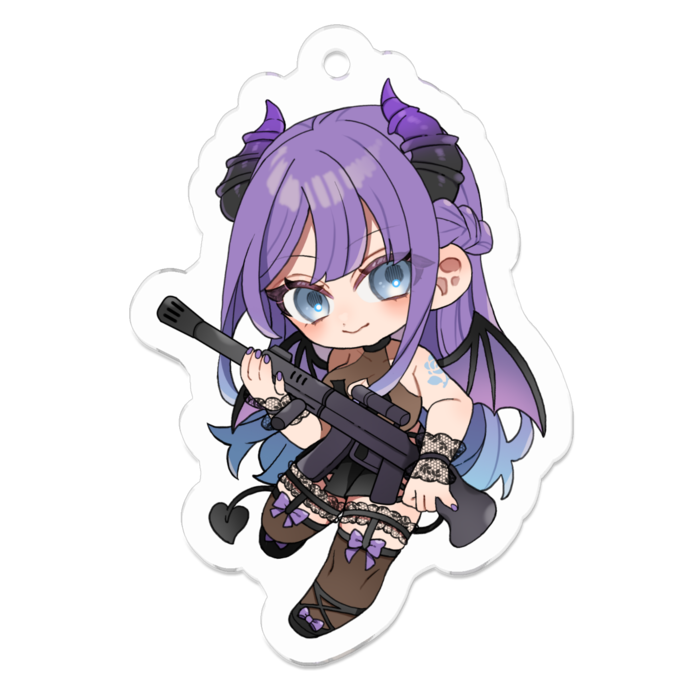 アクリルキーホルダー - 50 x 50 (mm)