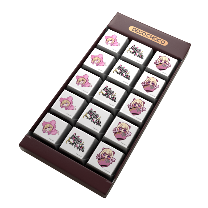 DECOチョコ - 列ごとにデザイン