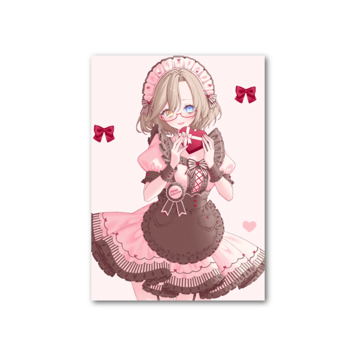 フォト風カード - 縦 - 片面